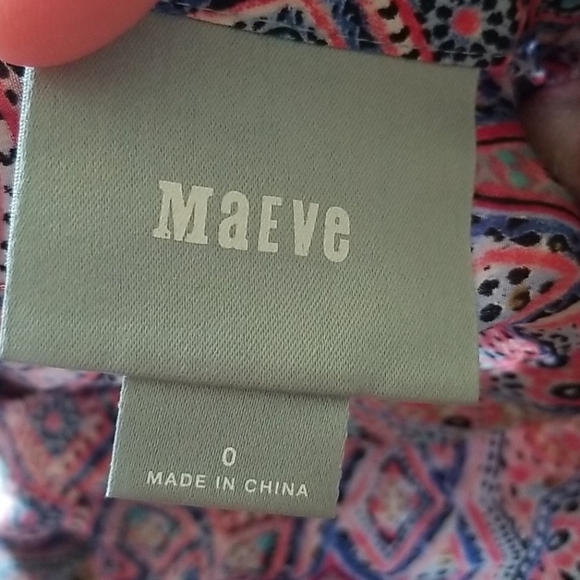 Maeve Anthropolgie Sidney mosaic silk blouse - Picture 4 of 7